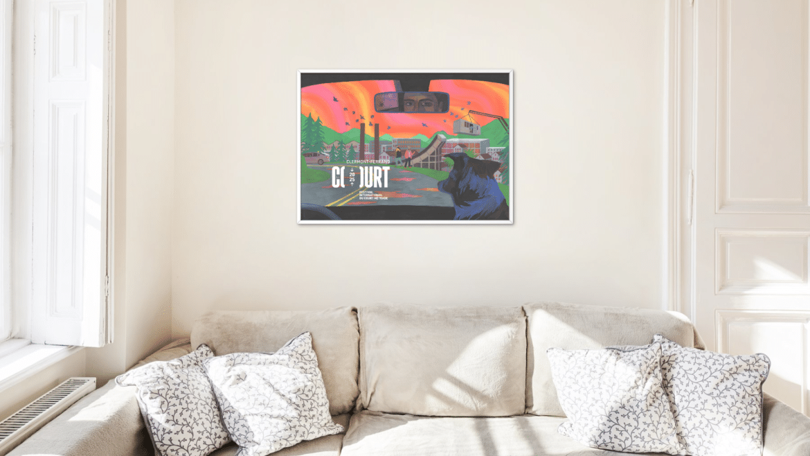 affiche2025-mockup Mockup de l'affiche 2025 dans un salon